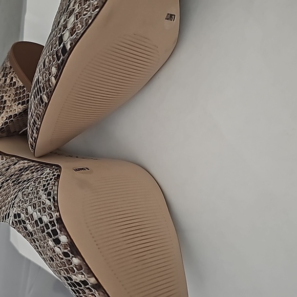 NWOT Sole Society Snakeskin Print Slingback - Picture 3 of 3
